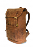 Vintage-Leder Rucksack braun
